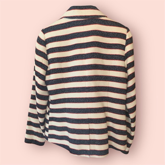 Striped double breasted blazer - Picture 13 of 14